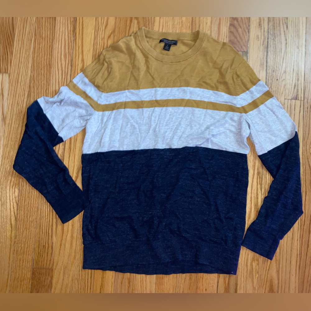 Banana Republic Mustard Organic Cotton Sweater